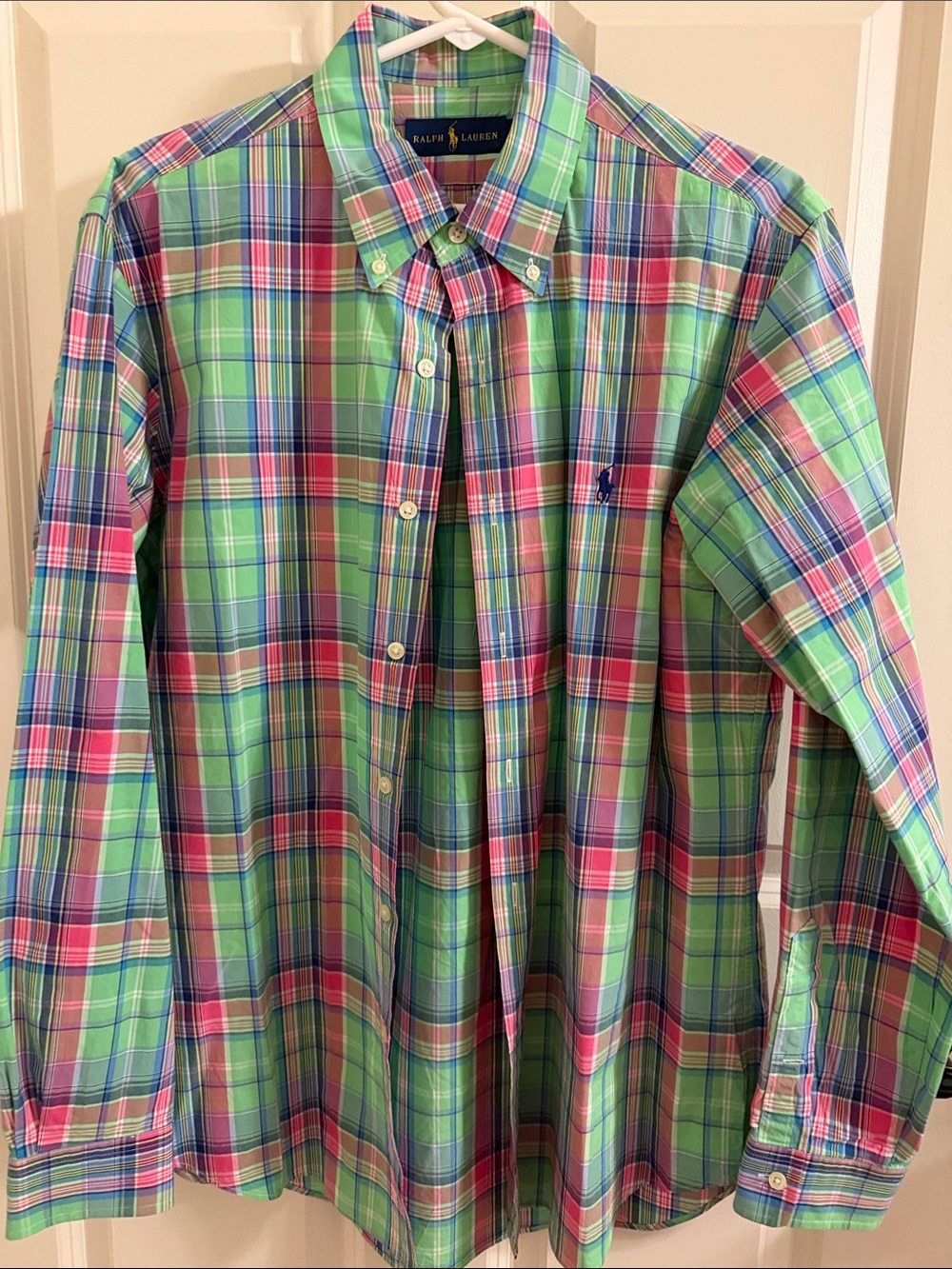 Ralph Lauren Multi-Color Plaid Button-Down Shirt